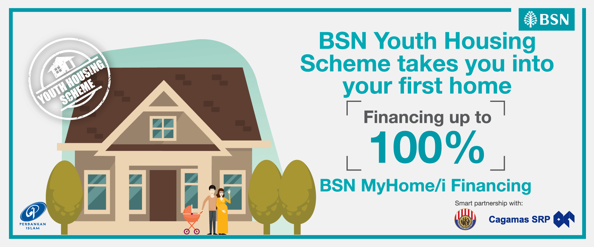 Permohonan BSN MyHome Pinjaman Sehingga 100% Dari Harga Rumah