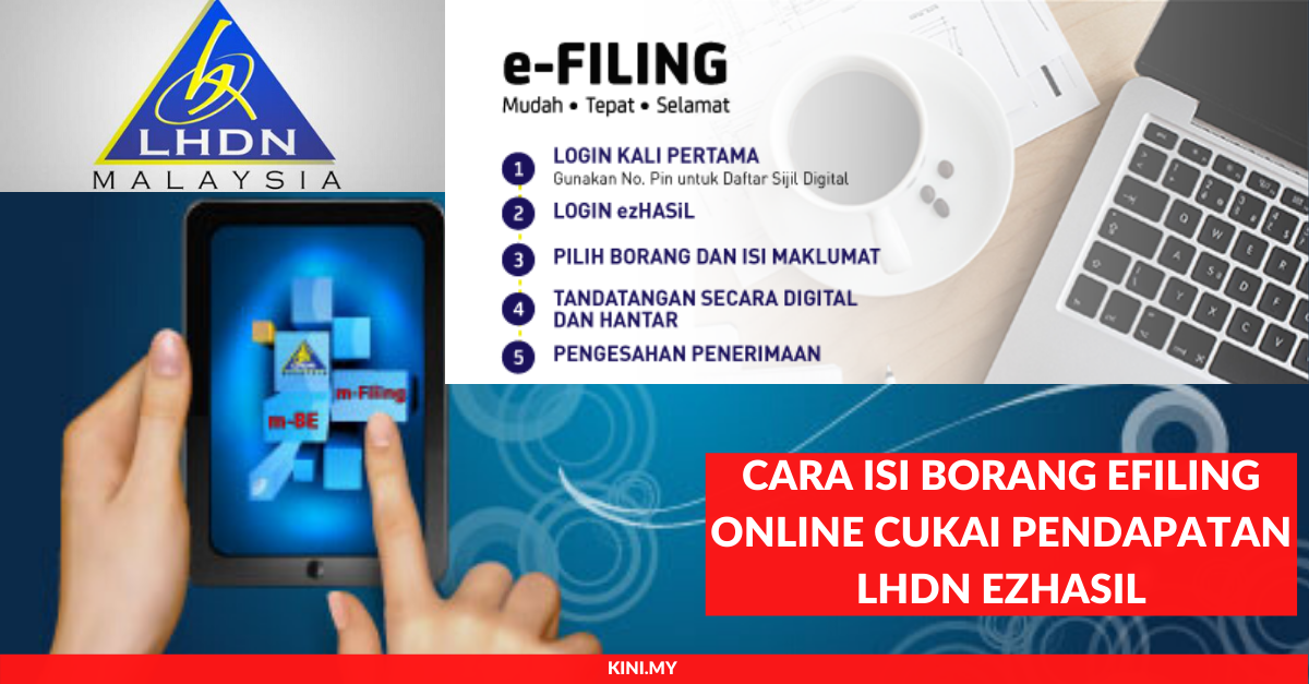 Cara Isi Borang e-Filing Online Cukai Pendapatan LHDN 