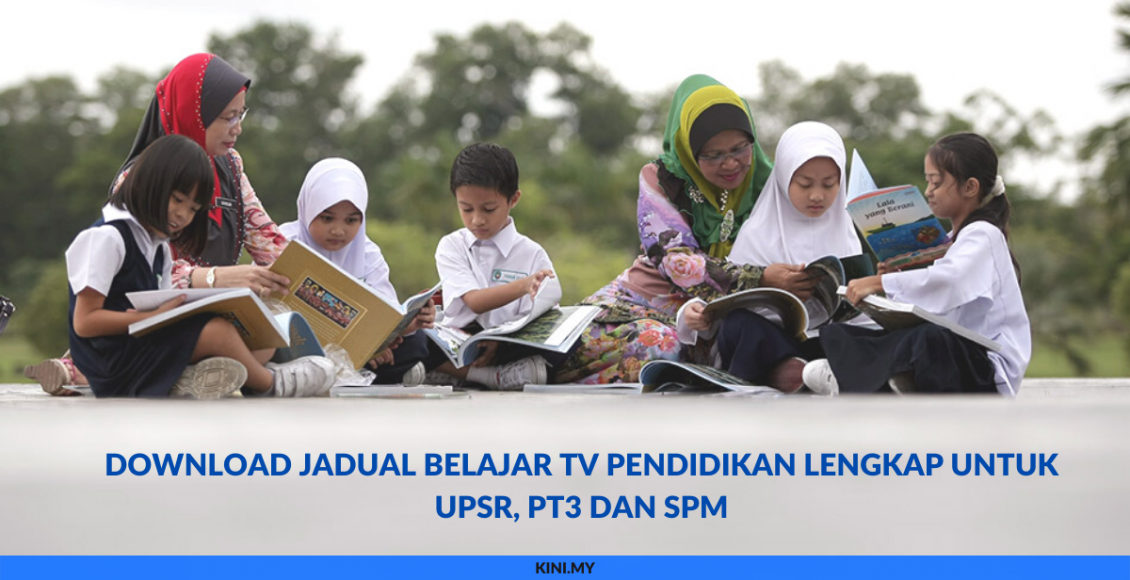 Download Jadual Belajar TV Pendidikan Lengkap Untuk UPSR, PT3 dan SPM