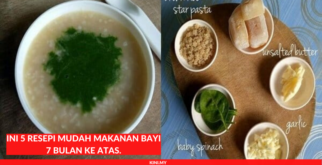 Ini 5 Resepi Mudah Makanan Bayi 7 Bulan Ke Atas.