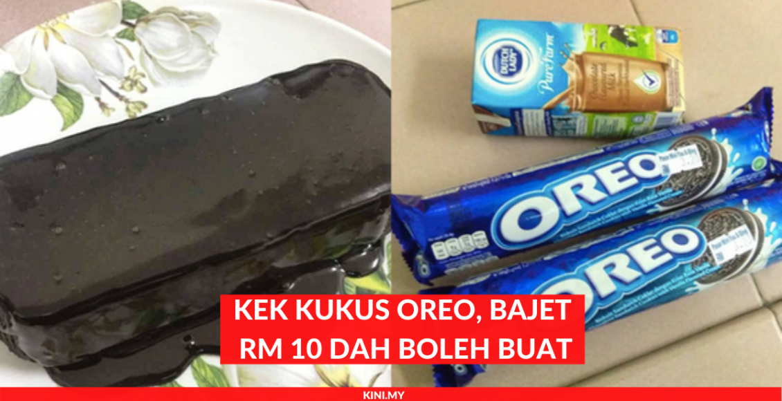 Kek Kukus Oreo, Bajet RM 10 Dah Boleh Buat (1)