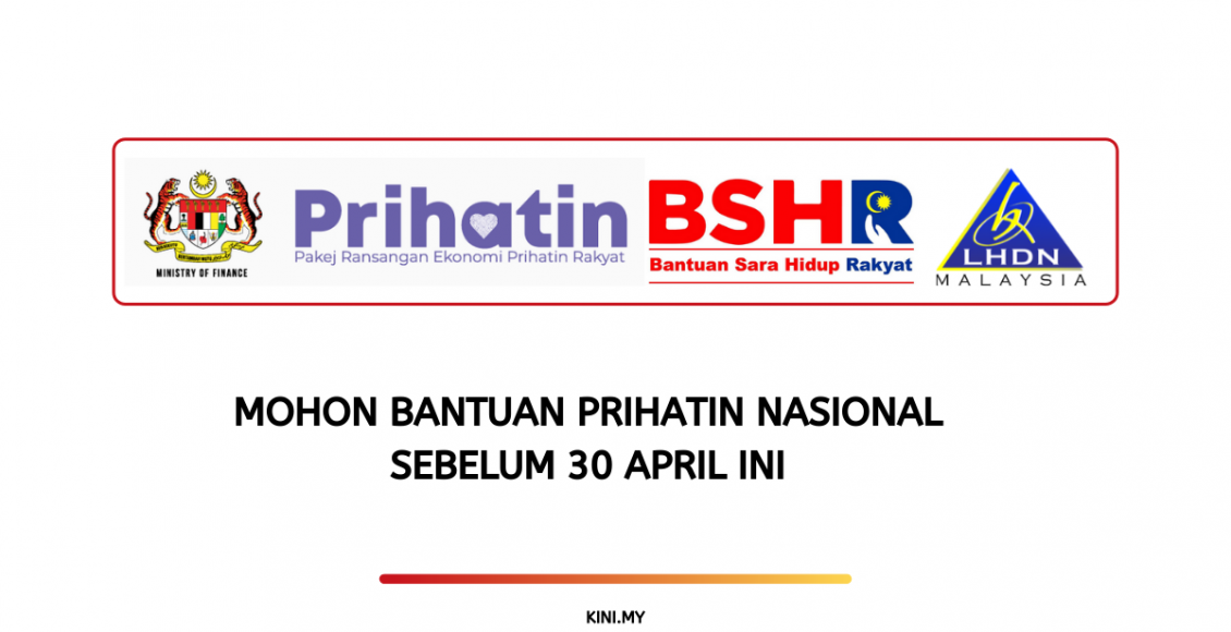 Mohon Bantuan Prihatin Nasional Sebelum 30 April Ini