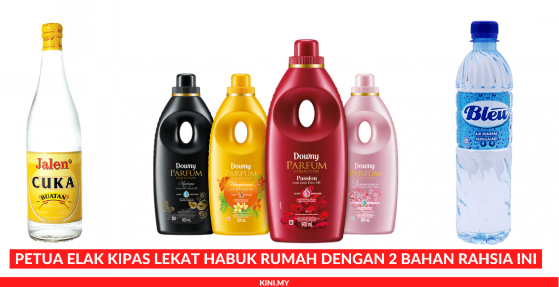 Petua Elak Kipas Lekat Habuk Rumah Dengan 2 Bahan Rahsia Ini