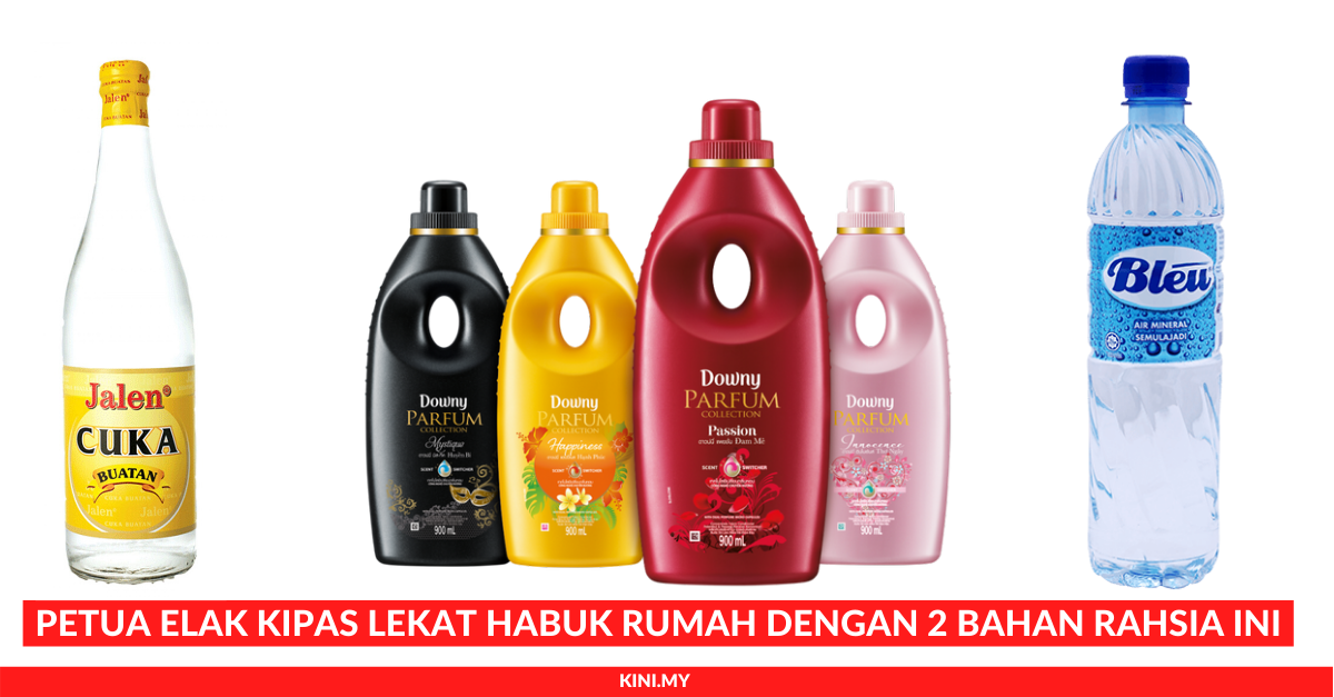 Petua Elak Kipas Lekat Habuk Rumah Dengan 2 Bahan Rahsia Ini