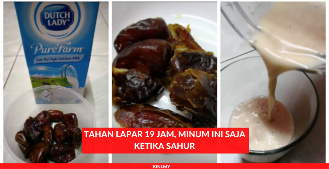 Tahan Lapar 19 Jam, Minum Ini Saja Ketika Sahur