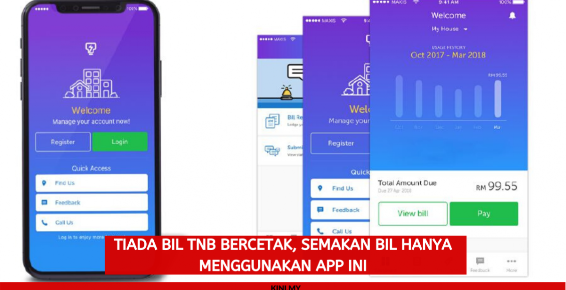 Tiada Bil TNB Bercetak, Semakan Bil Hanya Menggunakan App Ini