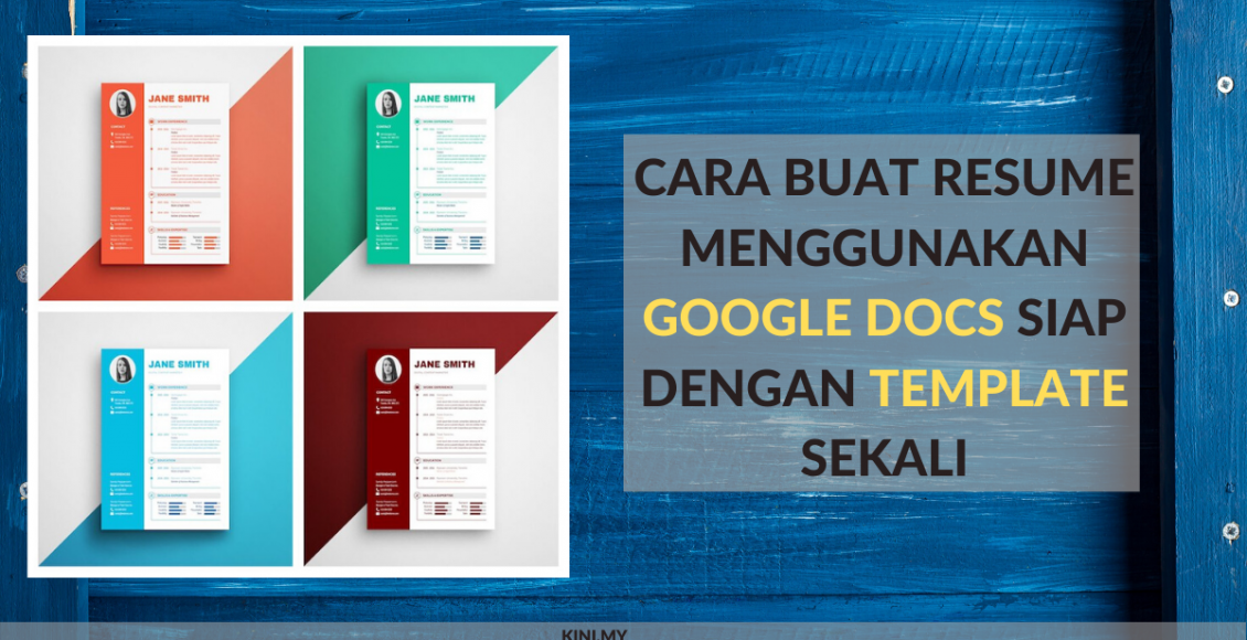 Cara Buat Resume Menggunakan Google Docs Siap Dengan Template Sekali
