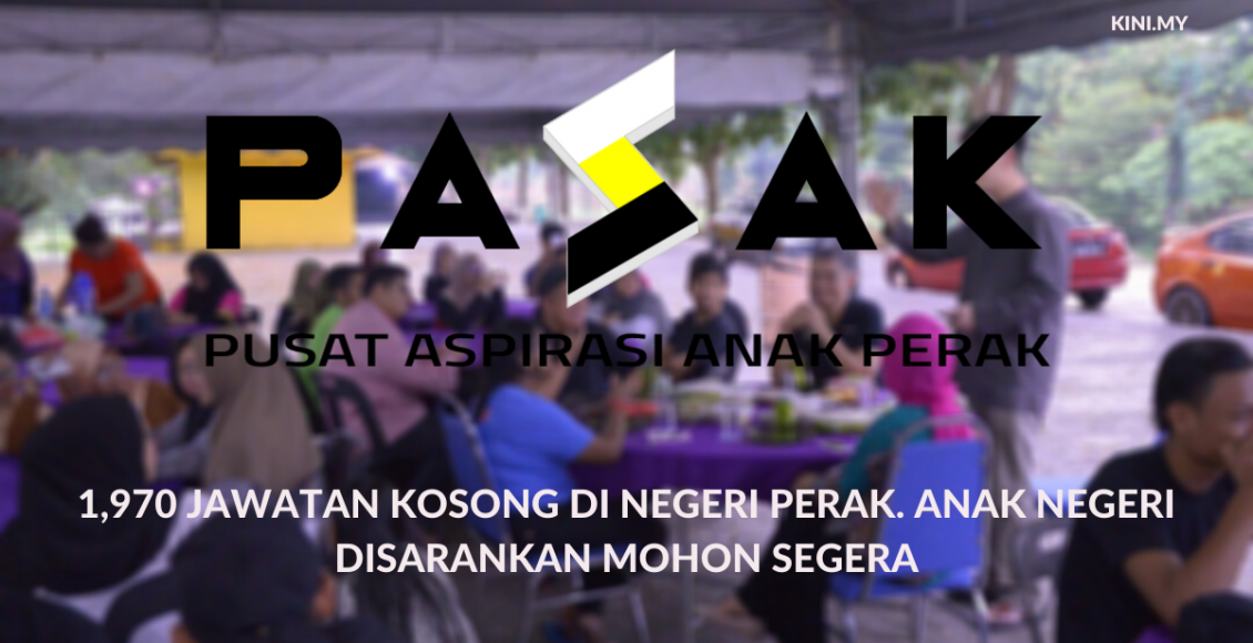 1,970 Jawatan Kosong Di Negeri Perak. Anak Negeri Disarankan Mohon Segera