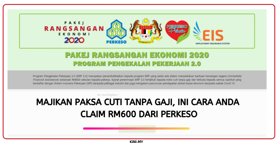 Majikan Paksa Cuti Tanpa Gaji, Ini Cara Anda Claim RM600 Dari PERKESO