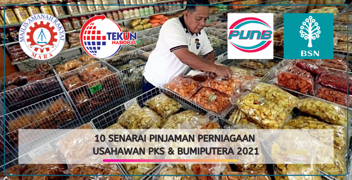 10 Senarai Pinjaman Perniagaan Usahawan PKS & Bumiputera 2021