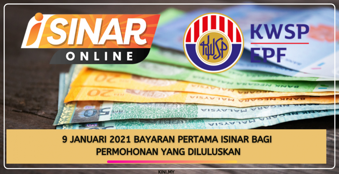 11 Januari 2021 Bayaran Pertama iSinar Bagi Permohonan Yang Diluluskan