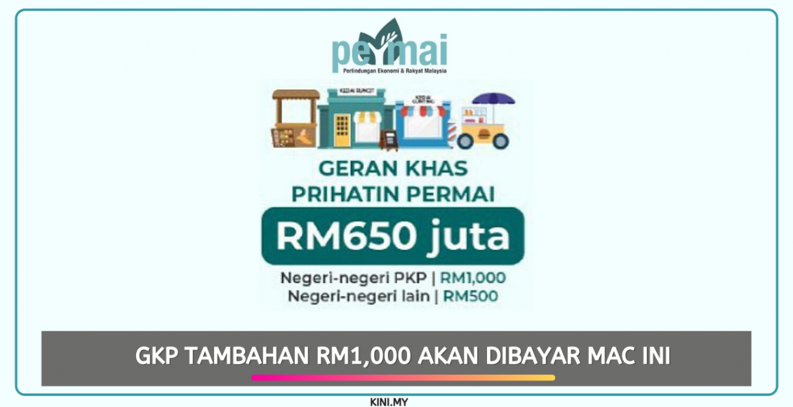 GKP Tambahan RM1,000 Akan Dibayar Mac Ini