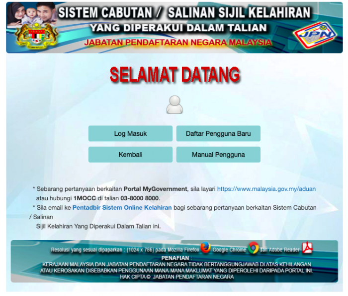 8 Urusan Jabatan Pendaftaran Negara (JPN) Secara Online. Tak Perlu Lagi ...