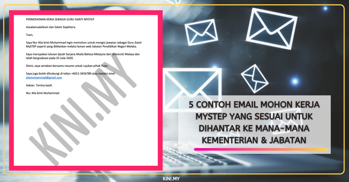 Contoh email english spm 2021