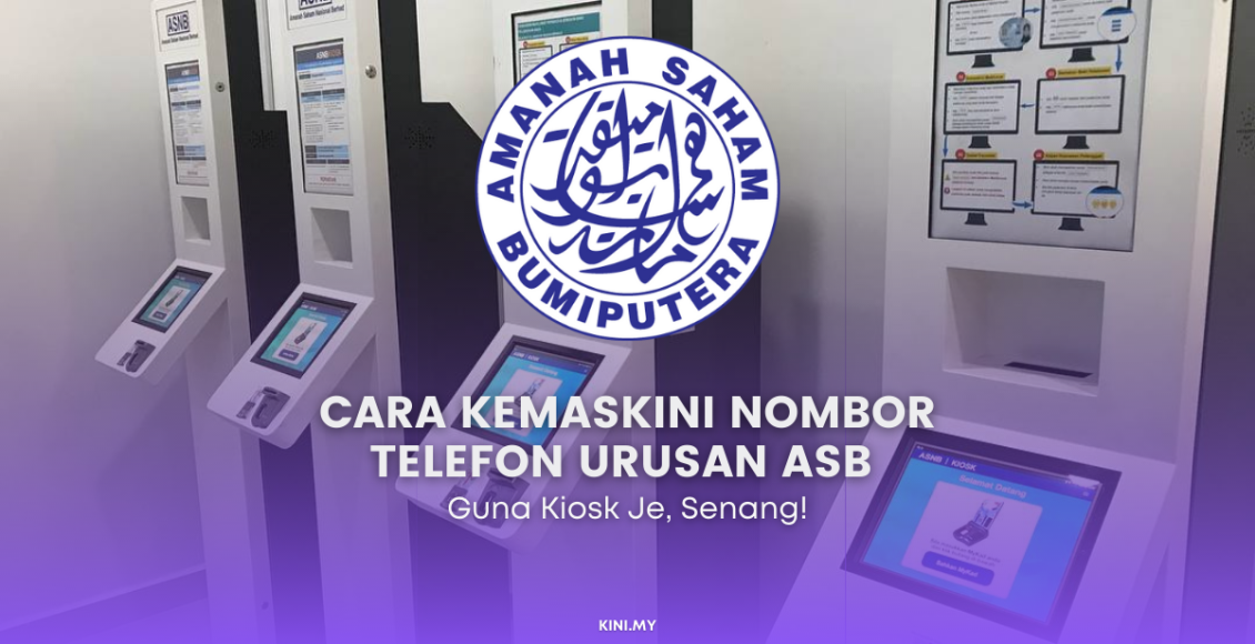Cara Kemaskini Nombor Telefon Urusan ASB Menggunakan Kiosk