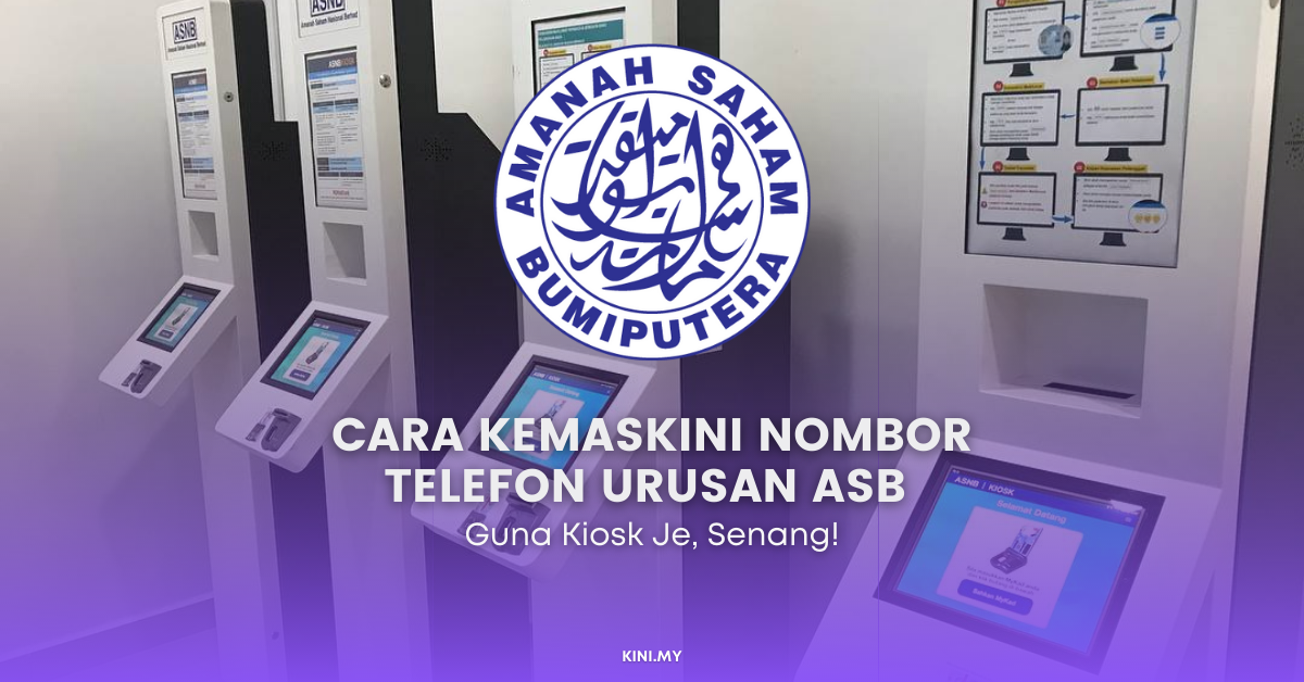 Cara Kemaskini Nombor Telefon Urusan ASB Menggunakan Kiosk