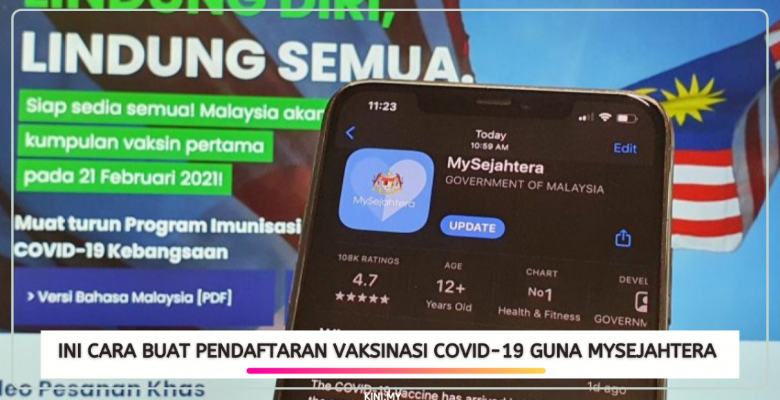 Ini Cara Buat Pendaftaran Vaksinasi Covid-19 Guna MySejahtera