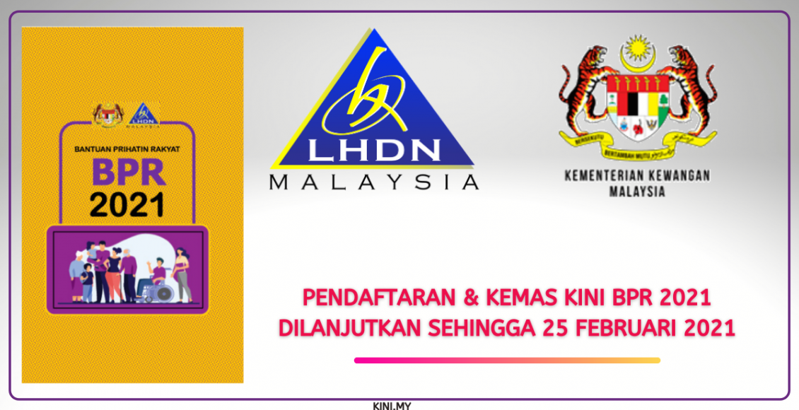 Pendaftaran & Kemas Kini BPR 2021 Dilanjutkan Sehingga 25 Februari 2021