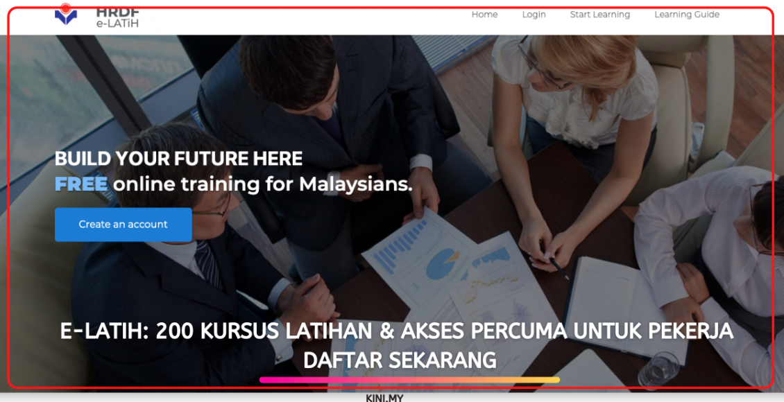 e-Latih: 200 Kursus Latihan & Akses Percuma Untuk Pekerja. Daftar Sekarang