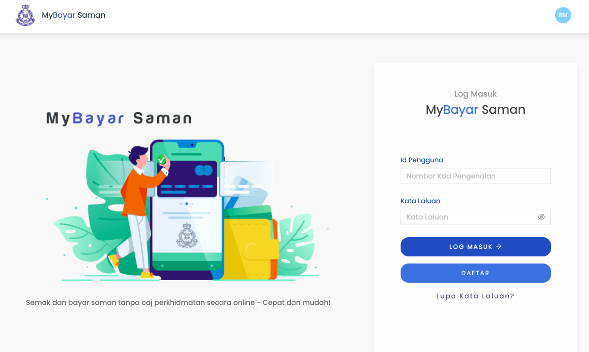 Daftar MyBayar Saman & Dapatkan Diskaun Saman Sehingga 50%. Ini Cara Daftar