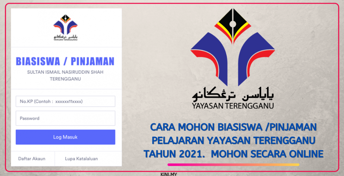 Cara Mohon Biasiswa /Pinjaman Pelajaran Yayasan Terengganu Tahun 2021. Mohon Secara Online