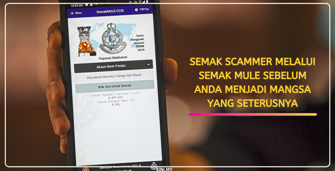 Semak Scammer Melalui Semak Mule Sebelum Anda Menjadi Mangsa Yang Seterusnya