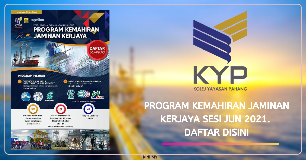 Program Kemahiran Jaminan Kerjaya Sesi Jun 2021. Daftar Disini Sesi Jun ...