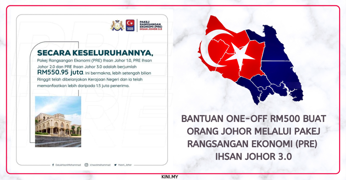 Ekonomi 3.0 johor rangsangan pakej Johor Umum