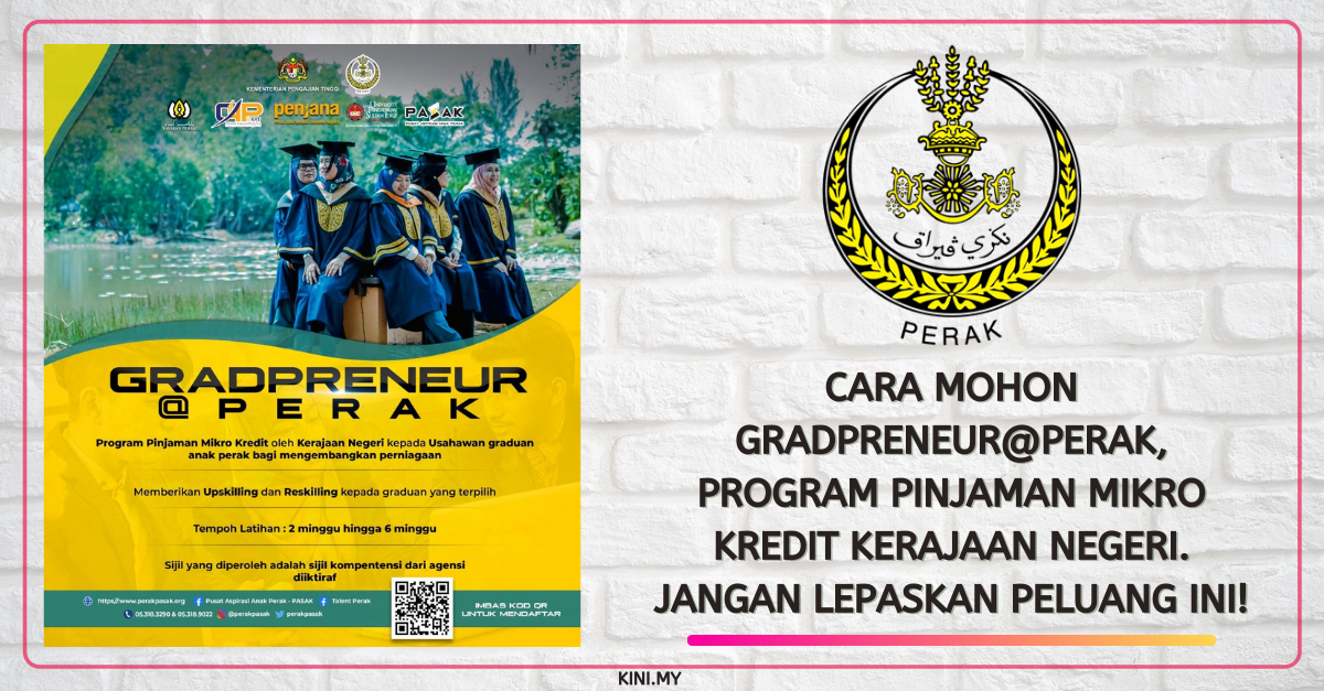 Cara Mohon Gradpreneur Perak Program Pinjaman Mikro Kredit Kerajaan Negeri Jangan Lepaskan Peluang Ini