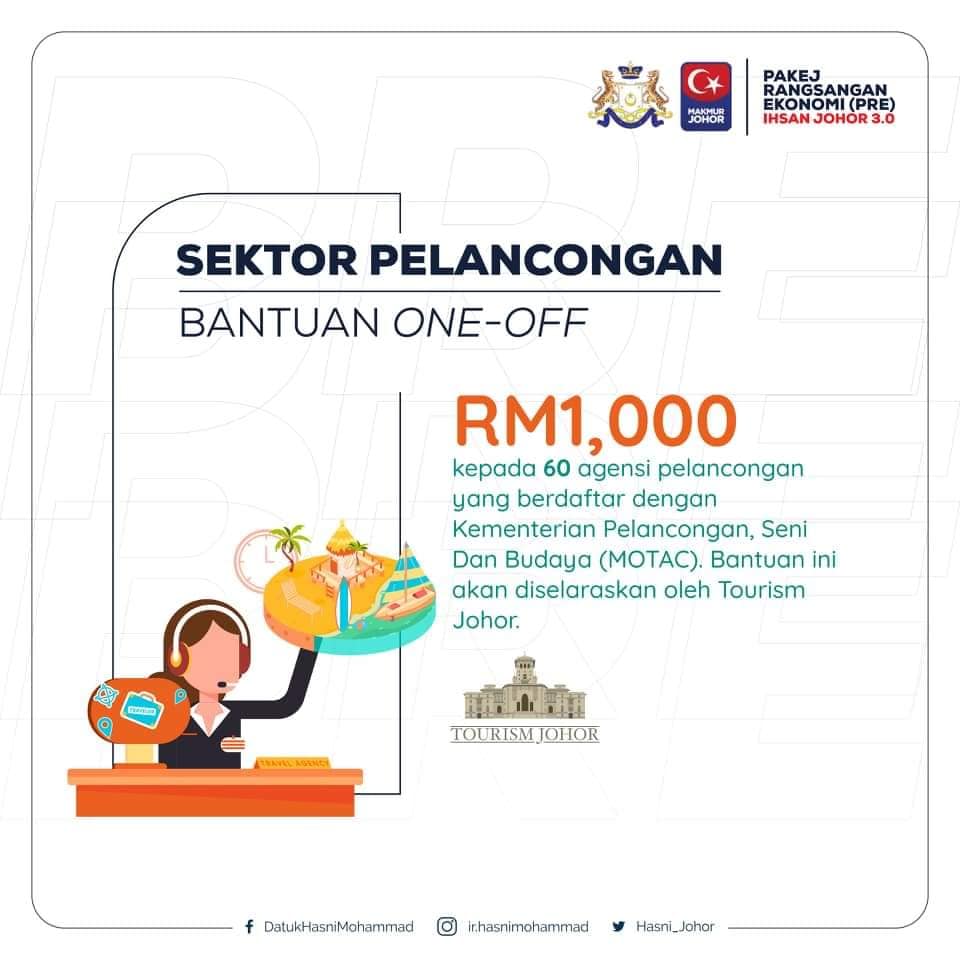 Bantuan OneOff RM500 Buat Orang Johor Melalui Pakej Rangsangan Ekonomi