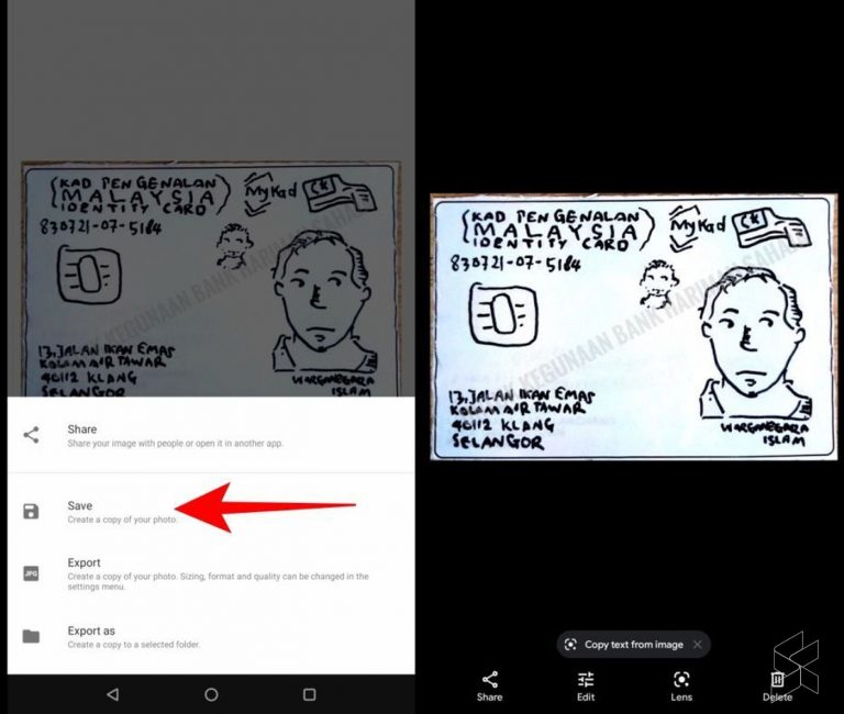 Cara Mudah Nak Letak Watermark Pada IC Menggunakan Apps Yang Ada Pada Smartphone Anda