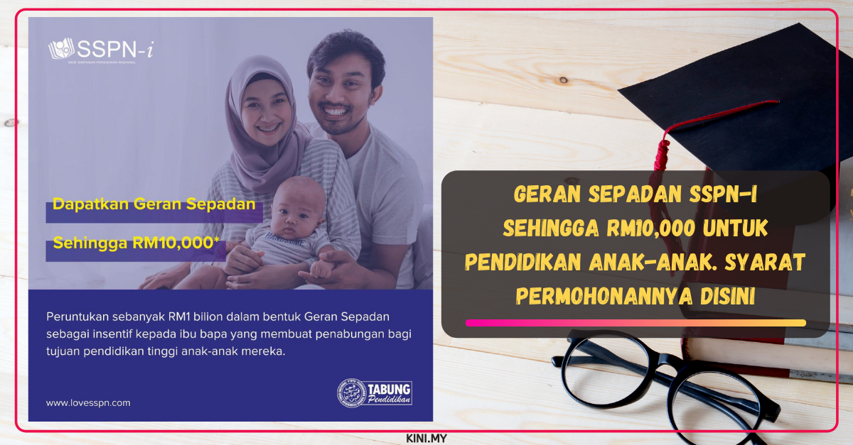 Pendeposit SSPN-i adalah layak dipertimbangkan untuk pemberian Geran Sepadan sehingga RM10,000 untuk ke IPT.