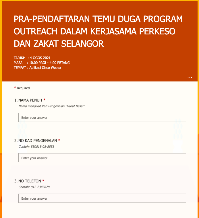 [Inisiatif Kerjaya Asnaf LZS] Temuduga Terbuka Program Outreach MyFutureJobs PERKESO Secara Online. Daftar Disini Sebelum Interview