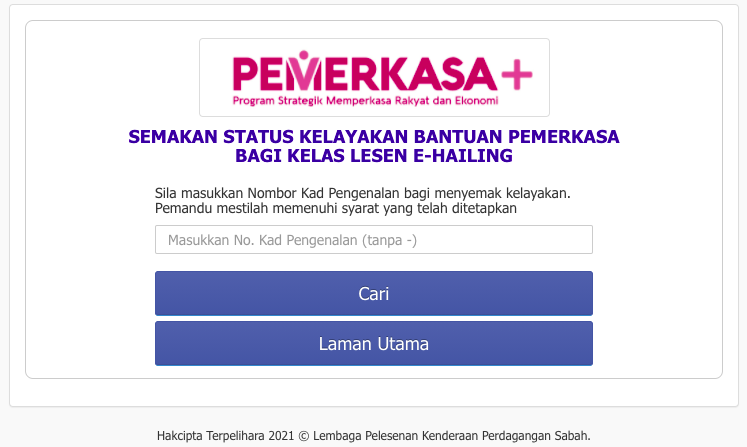 Bayaran Bantuan Khas RM500 One-Off E-Hailing Sabah & Wilayah Persekutuan Labuan. Bila Tarikh Mula Bayar?