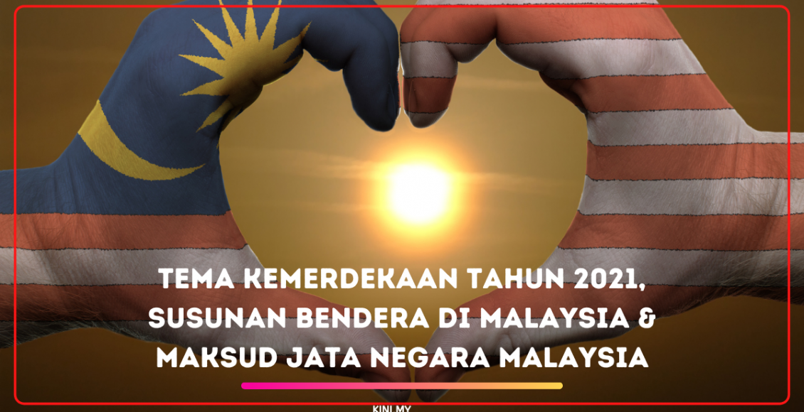 Tema Kemerdekaan Tahun 2021, Susunan Bendera Di Malaysia & Maksud Jata Negara Malaysia