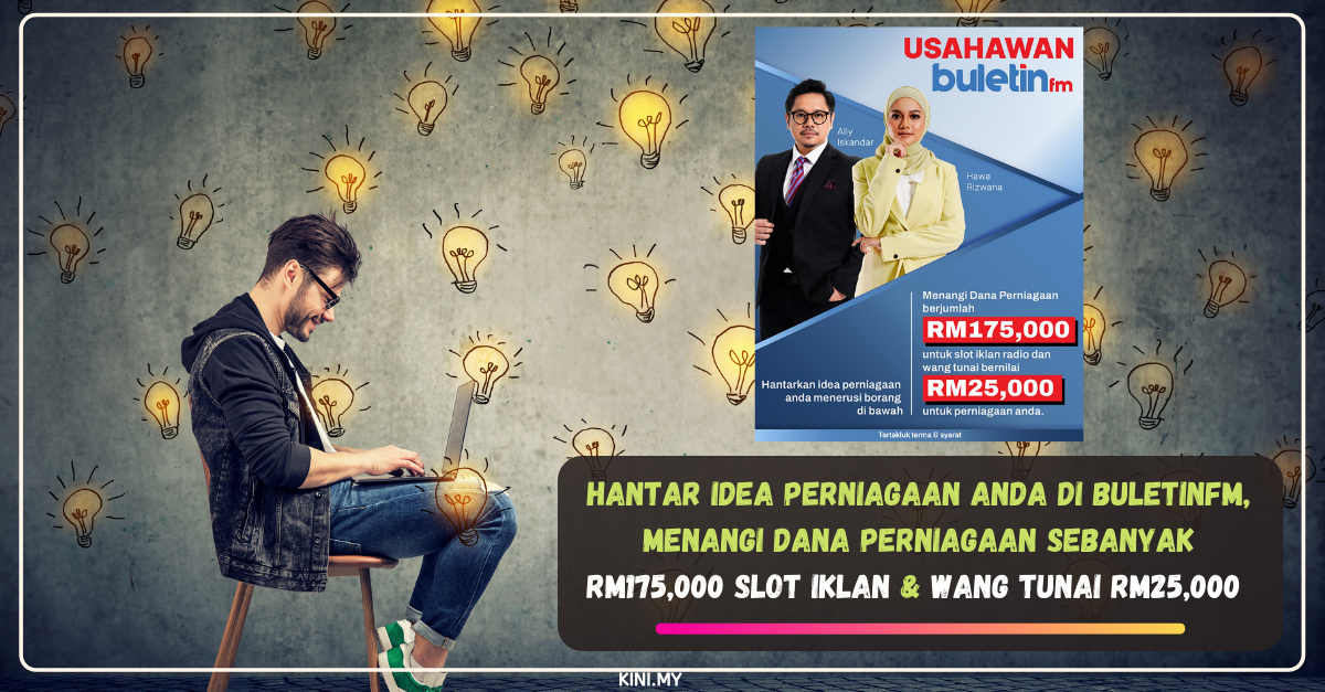 Hantar Idea Perniagaan Anda Di BuletinFm, Menangi Dana Perniagaan Sebanyak RM175,000 Slot Iklan & Wang Tunai RM25,000