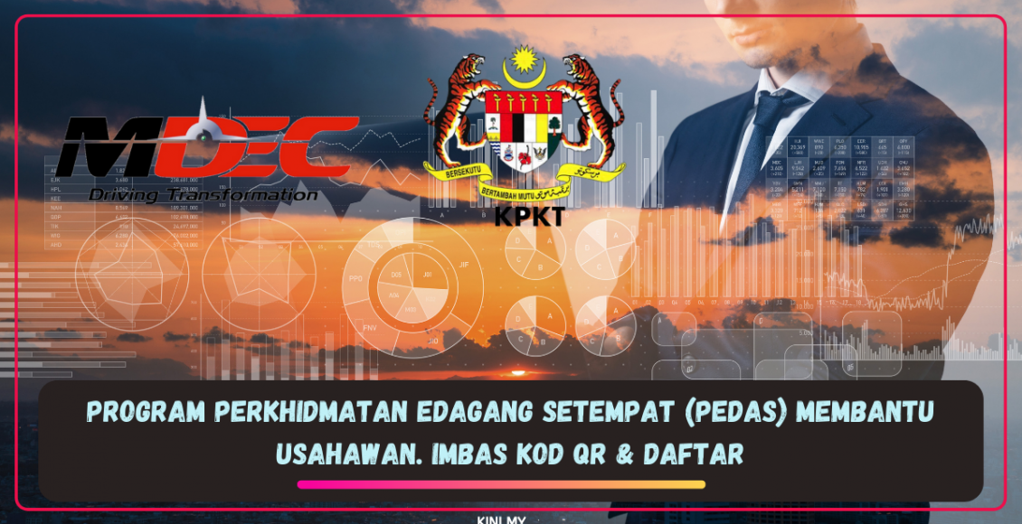 Program Perkhidmatan eDagang Setempat (PeDAS) Membantu Usahawan. Imbas Kod QR & Daftar