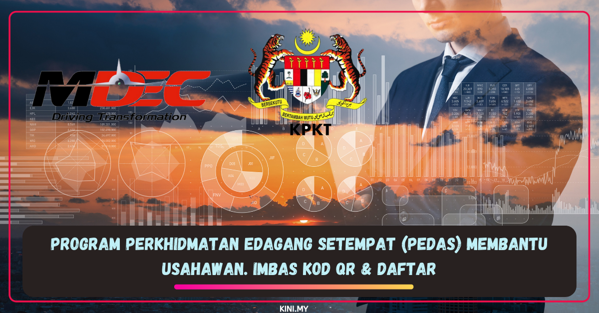 Program Perkhidmatan eDagang Setempat (PeDAS) Membantu Usahawan. Imbas Kod QR & Daftar