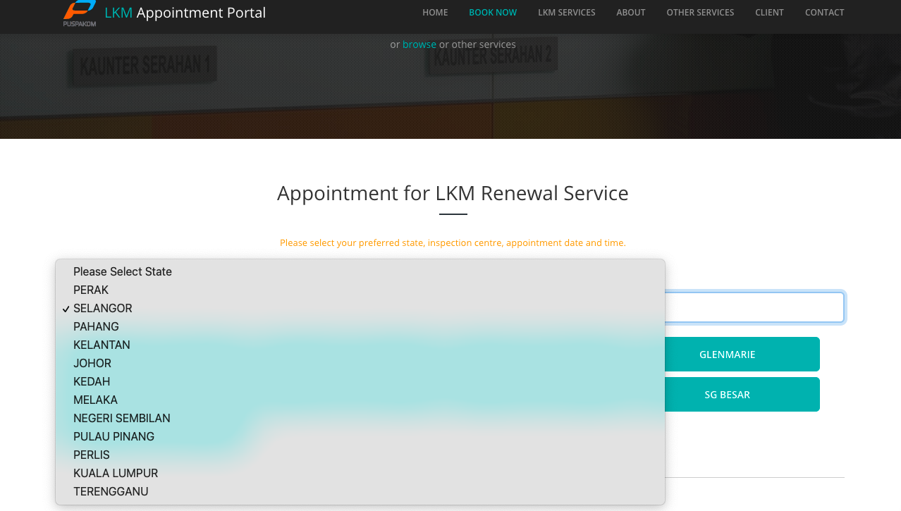 Renew Roadtax Dah Boleh Buat Di Puspakom Mulai 1 September Ini. Pastikan Buat Temujanji Dahulu Ya!