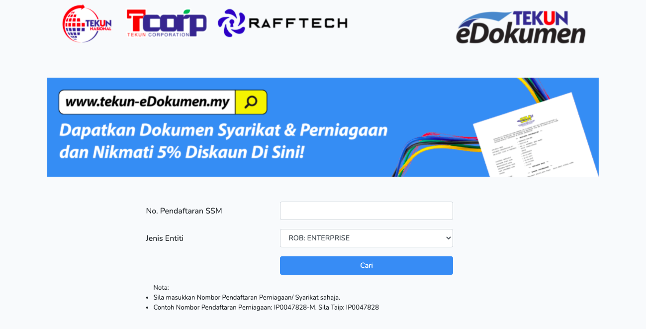 Pembelian Dokumen Sokongan SSM Online Melalui eDokumen TEKUN. Ini Caranya Yang Perlu Anda Tahu