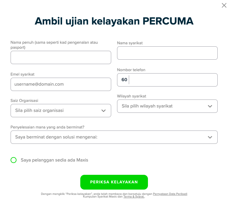 RM5,000 Geran Digitalisasi Maxis UsahaWira Untuk PKS Inisiatif PENJANA. Semak Kelayakan Disini
