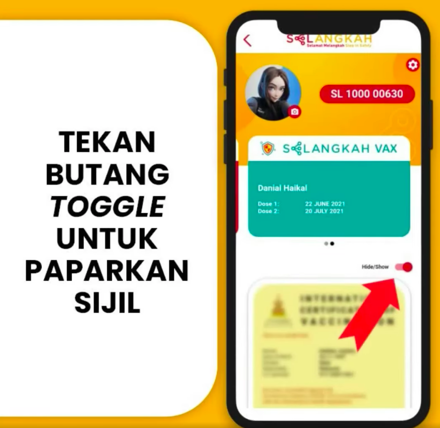 Orang Selangor! Ini 2 Cara Mudah Akses Sijil Vaksinasi SELANGKAH Jika Daftar Vaksin Tanpa MySejahtera