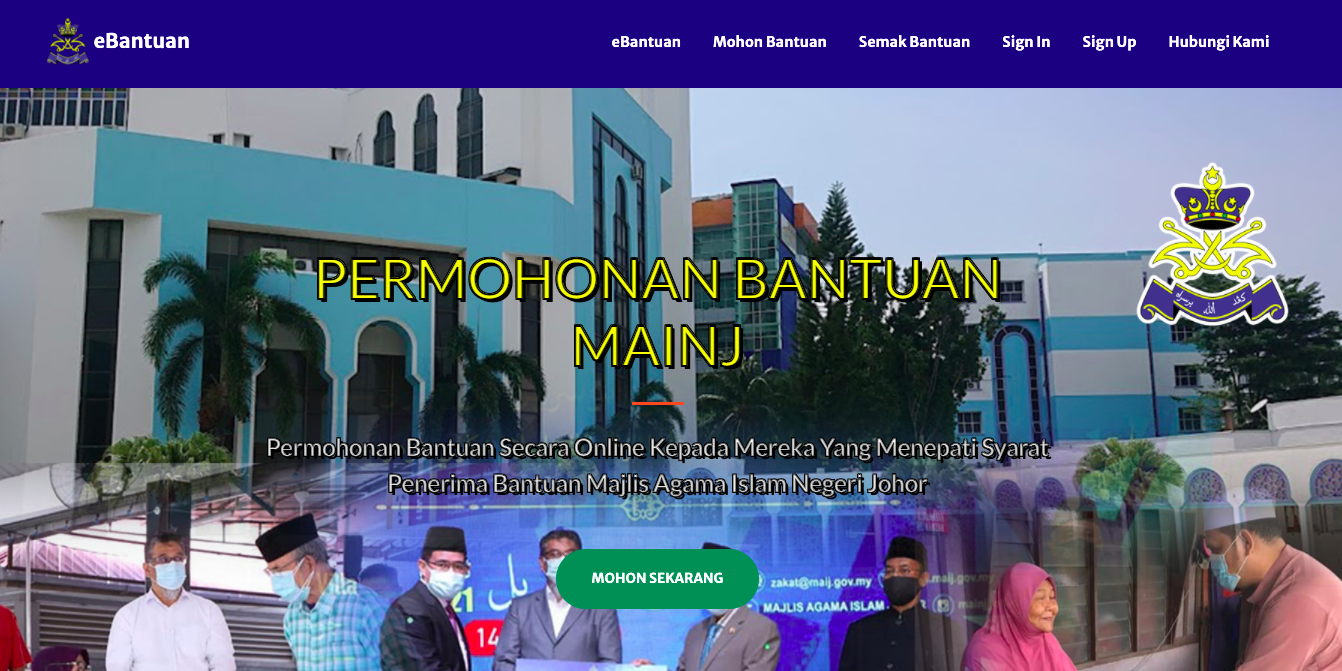 4 Jenis Bantuan Permohonan Bantuan Zakat Secara Online Ebantuan MAINJ. Akses Masuk Melalui 2 Pautan Sahaja