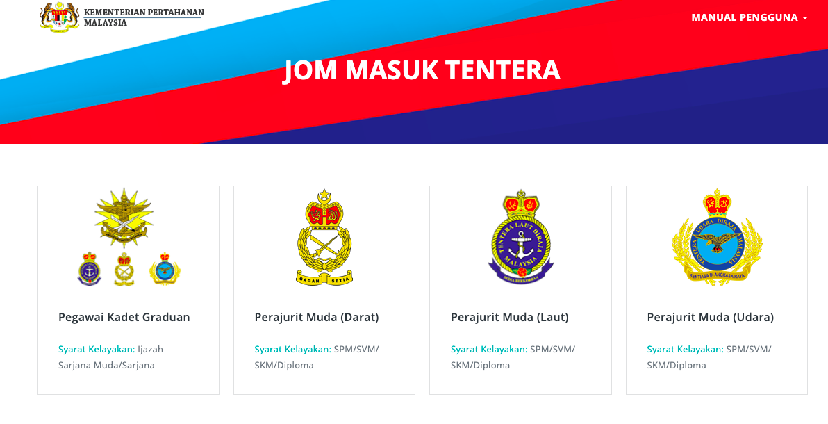 Semakan Status & Pengesahan Kehadiran Pemilihan Akhir Perajurit Muda Tentera Darat. Klik Sini Untuk Semakan