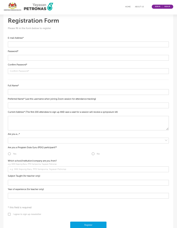 Pendaftaran Untuk Simposium Kebangsaan Program Duta Guru Telah Dibuka! Daftar Segera & Terima Kit Simposium Percuma