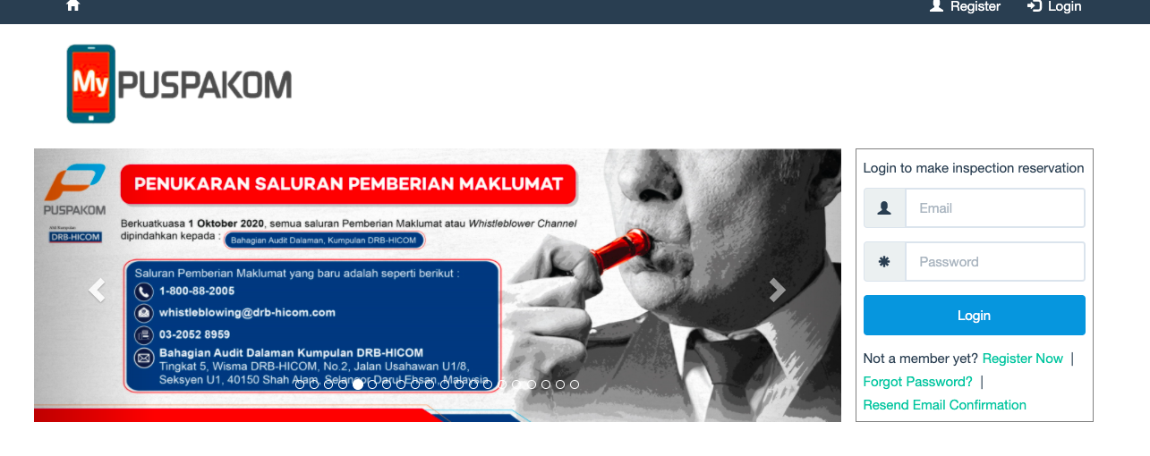 Pemeriksaan Sukarela Di PUSPAKOM. Diskaun Sehingga 50 %, Lebih JImat & Berbaloi!