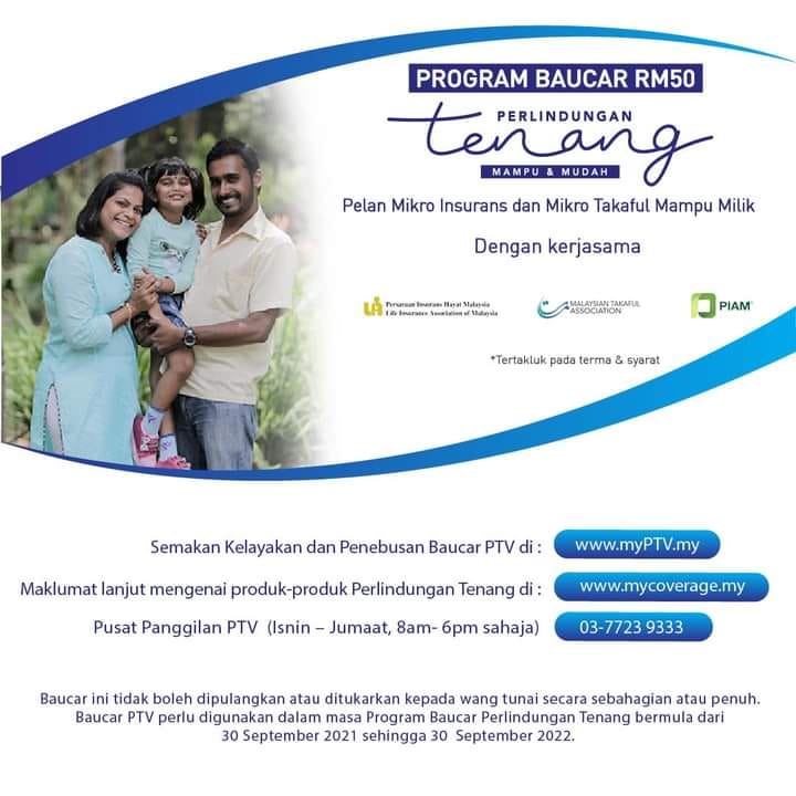 Syarat Kelayakan Program Baucar RM50 Perlindungan Tenang & Cara Semakan