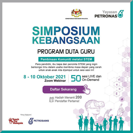 Pendaftaran Untuk Simposium Kebangsaan Program Duta Guru Telah Dibuka! Daftar Segera & Terima Kit Simposium Percuma