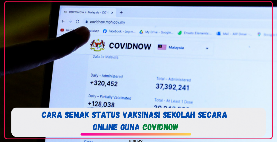 Cara Semak Status Vaksinasi Sekolah Secara Online Guna CovidNow