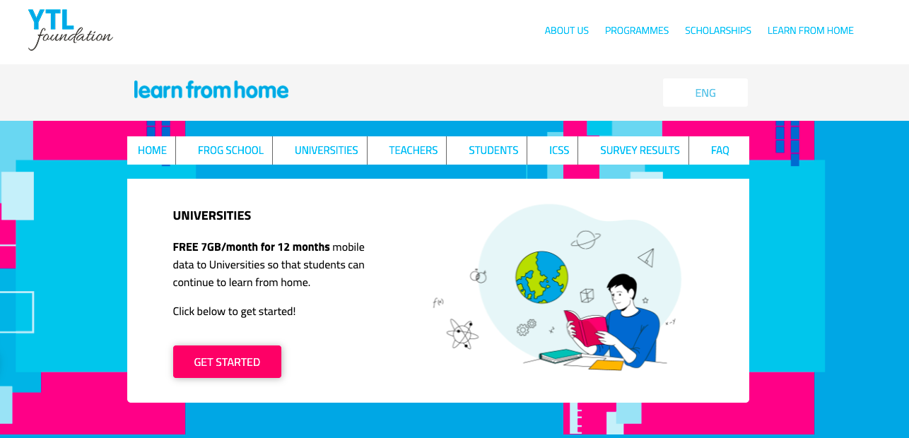 [YTL] LFH Program YES, 7GB Percuma Belajar Dari Rumah Kepada Mahasiswa USM